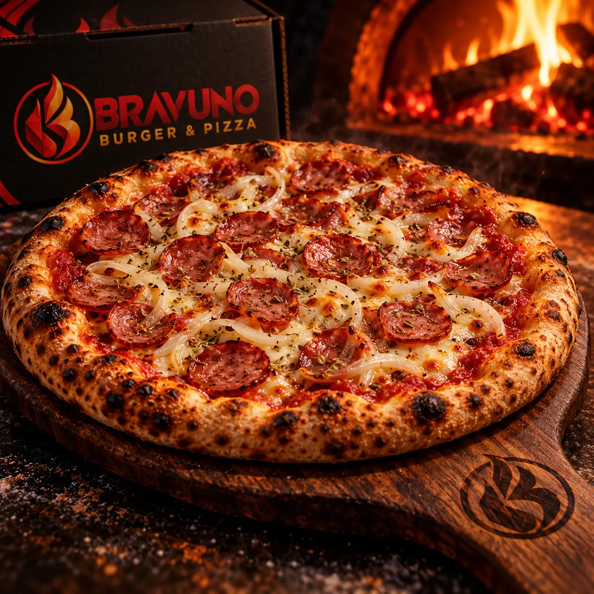 Pizza Faísca Calabresa