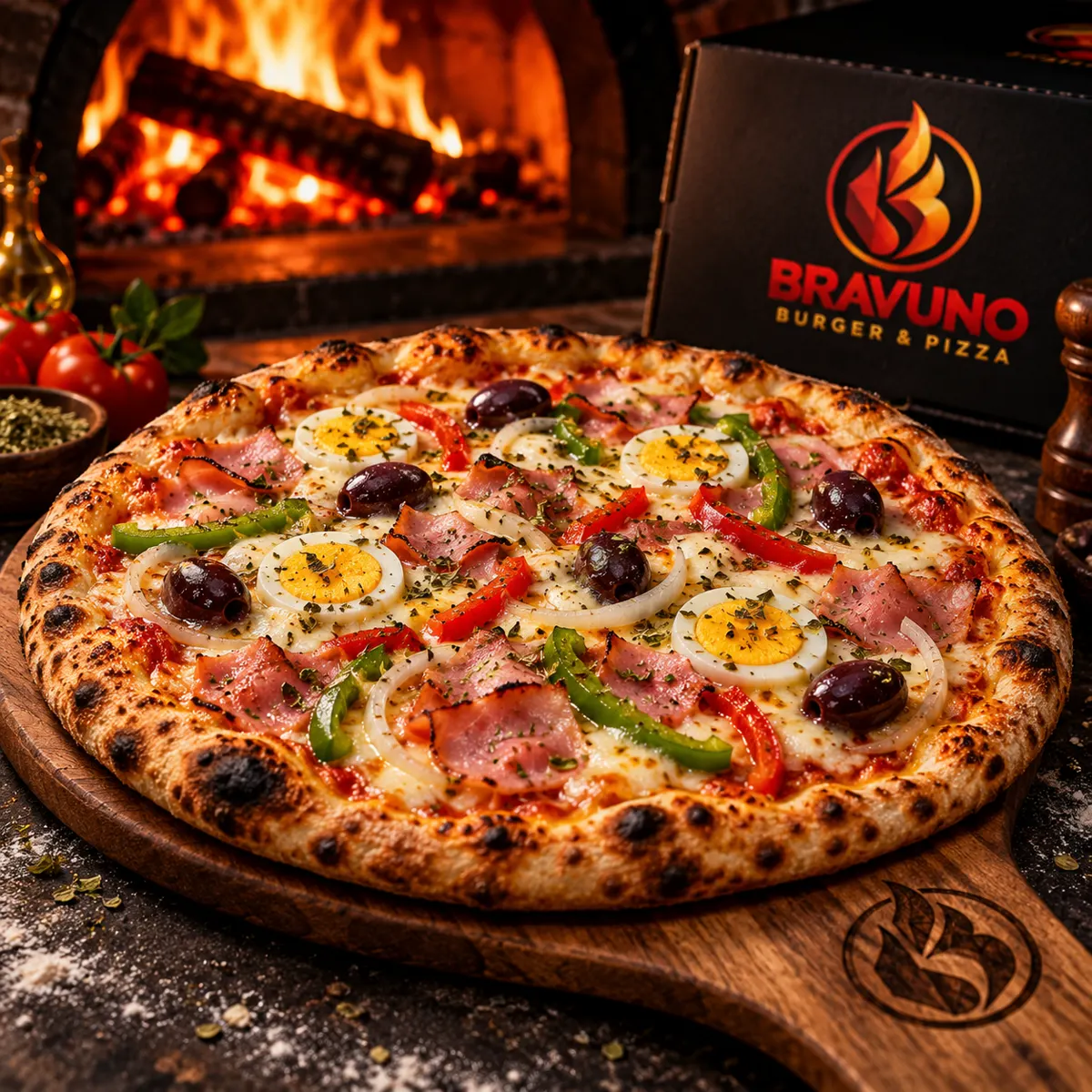 Pizza Fornalha Portuguesa